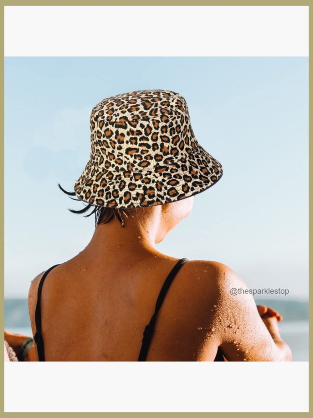 Reversible Cotton Bucket Hat Packable Sun Hat for Outdoor Activities - Picture 4 of 5